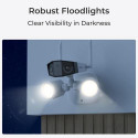Reolink Floodlight Series F750W - 4K Dual-Lens Wi-Fi Camera, 180° Panoramic View, Powerful Floodligh