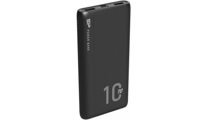 Silicon Power power bank QP15 10000mAh, black (opened package)