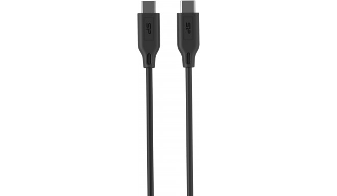 Silicon Power cable USB-C - USB-C Boost Link 1m, black (LK15CC) (opened package)