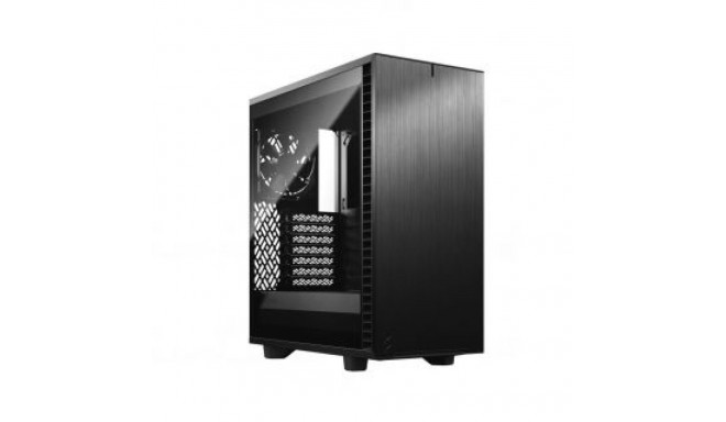 Fractal Design Fractal Define 7 Compact Light Tempered Glass Side window, Black, ATX, Power supply i