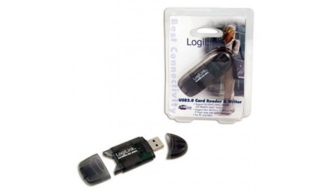 Logilink Cardreader USB 2.0 Stick external for MMC, RS-MMC, SD and SD HC