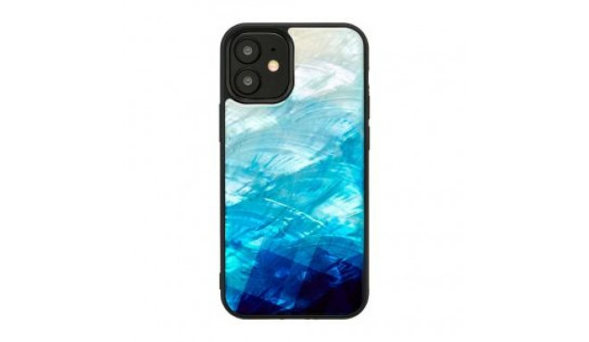 Ikins Apple case for Apple iPhone 12 mini blue lake black