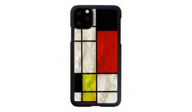 Ikins Apple SmartPhone case iPhone 11 Pro Max mondrian black