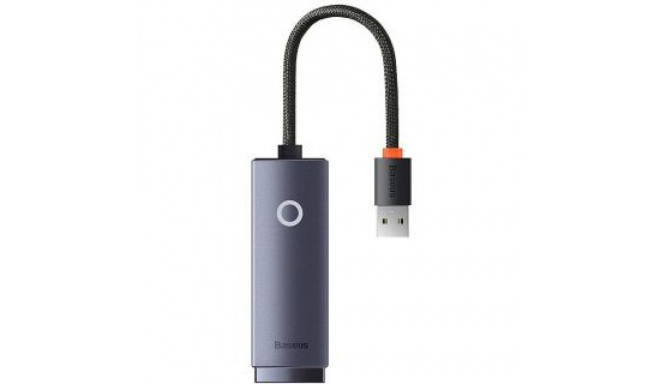 Baseus WKQX000313 Lite USB-C to RJ45 Network Internet adapter card 100Mbps Grey