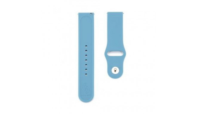 Connect 22mm Silicone Loop Watch Strap (S/M 110mm) Blue