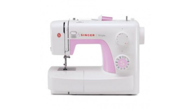 Singer Sewing machine SIMPLE 3223 White/Pink, Number of stitches 23, Number of buttonholes 1,