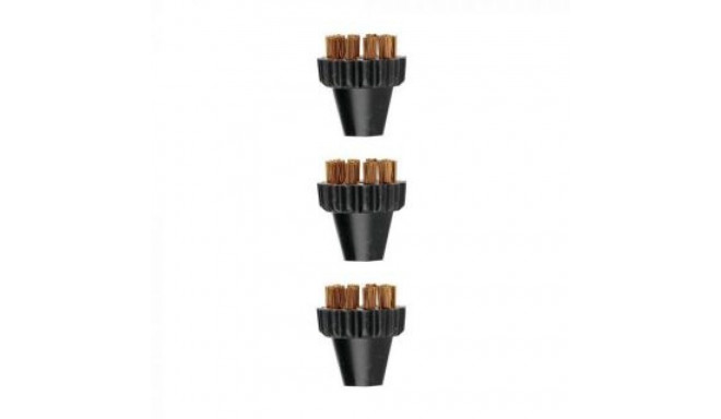 Polti 3 Small Brass Bristles Brushes Kit PAEU0297 Vaporetto Lecoaspira Unico Suitable for Vaporetto 