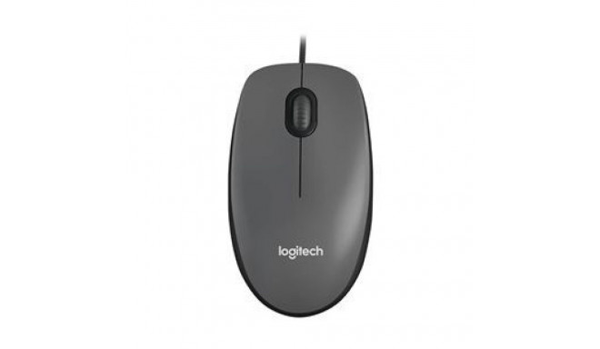 Logitech LOGI M90 corded optical Mouse grey