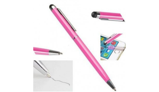 iLike Universal PN1 Universal 2in1 Capacitive Touch Stylus with Pen (Smartphone and Tablet PC) Pink