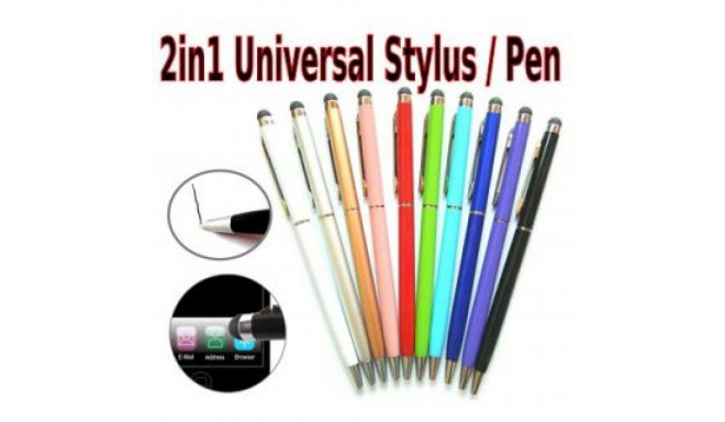 iLike Universal PN1 Universal 2in1 Capacitive Touch Stylus with Pen (Smartphone and Tablet PC) Purpl