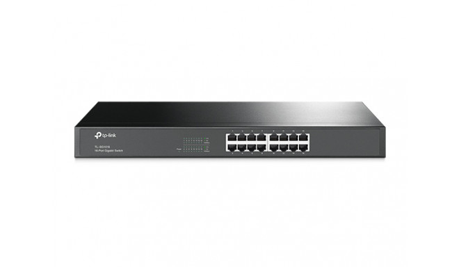 TP-Link Switch TL-SG1016 Unmanaged, Rackmountable, 1 Gbps (RJ-45) ports quantity 16