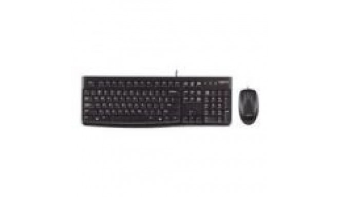 Logitech LOGI MK120 corded Desktop black USB (US)