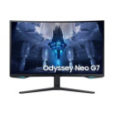 Samsung Curved Monitor LS32BG750NPXEN 32 ", VA, UHD, 3840 x 2160, 16:9, 1 ms, 350 cd/m, Black, HDMI 