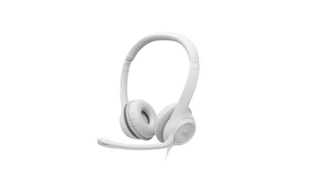 LOGI H390 USB Computer Headset - WHITE