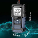Qoltec Digital Battery Tester with LCD Display | 12V | 24V | 3Ah-400Ah