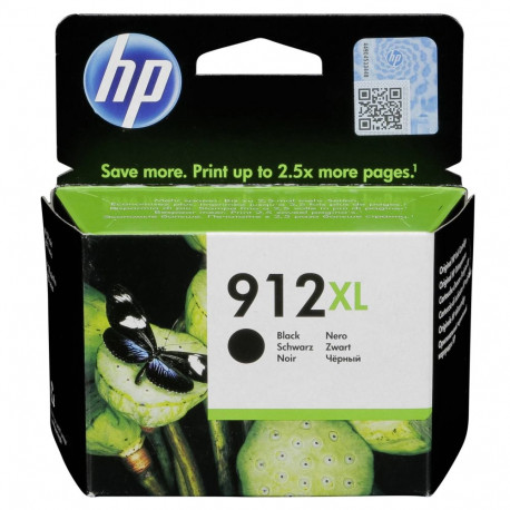 HP 912XL tindikassett must