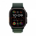 Watch Ultra 2 GPS + Cellular 49 mm Black Titanium Case with Dark Green Alpine Loop - Large