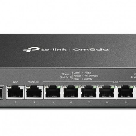 The TP-Link Omada ER7212PC is an all-in-one "3-in-1" networking solution designed f