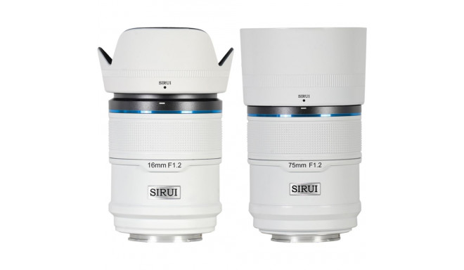 Sirui Sniper Lens APS-C AF Kit 16 & 75mm F1.2 Z-Mount White