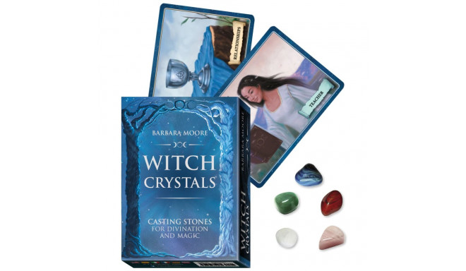 Lo Scarabeo Witch Crystals Casting Stones For Divination And Magic Set