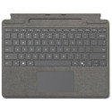 "Microsoft Surface Pro 10/11 Keyboard + Copilot Taste - Alcantara Platin"