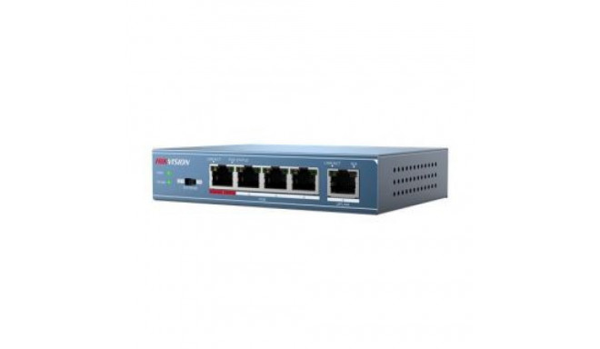 Hikvision Switch DS-3E0105P-E Unmanaged Desktop 10/100 Mbps (RJ-45) ports quantity 4 1 Gbps (RJ-45) 