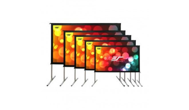 Elite Screens Yard Master 2 Mobile Outdoor screen WV-Dual OMS100H2-DUAL Diagonal 120