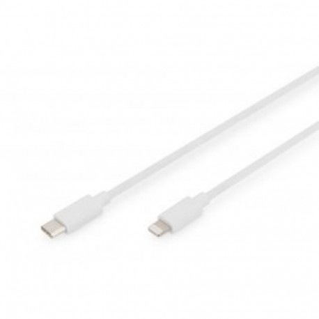 Digitus Lightning to USB-C data/charging cable DB-600109-020-W USB-C to Lightning, USB C, Apple Ligh
