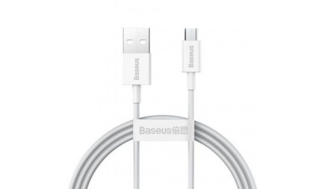 Baseus Baseus Superior cable USB - micro USB for fast charging 2A 1m white (CAMYS-02)