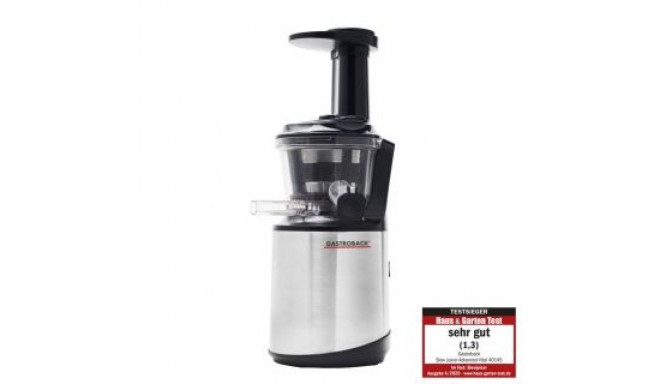 Gastroback 40145 Slow Juicer Advanced Vital