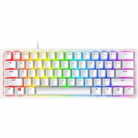 Razer Huntsman Mini 60%, Gaming keyboard, Optical, RGB LED light, US, Mercury, Wired