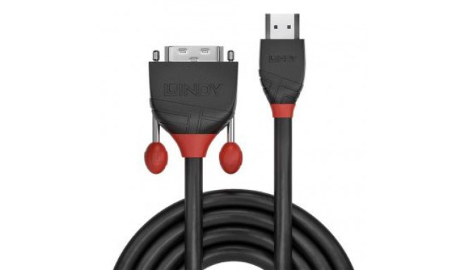 LINDY CABLE HDMI-DVI 1M/BLACK 36271