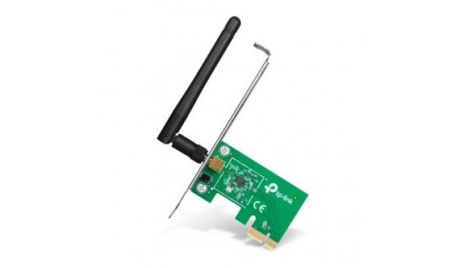 TP-Link TL-WN781ND, PCI Express Adapter 2.4GHz, 802.11n, 150Mbps, 1xDetachable antennas 2dBi