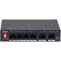 DAHUA Switch||PFS3006-4GT-60|6x1000Base-T|PoE ports 4|60 Watts|PFS3006-4GT-60-V2