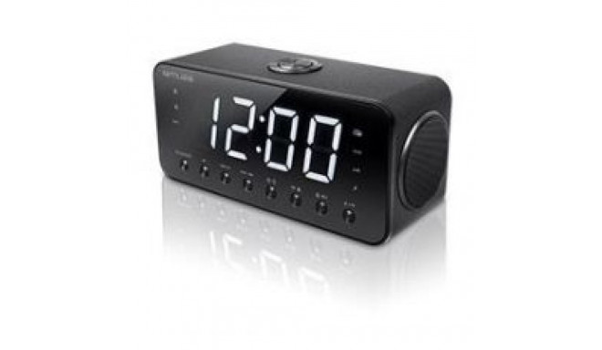 Muse Clock radio M-192CR Black, Display : 1.8 inch white LED with dimmer