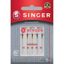 Singer Universal Needle ASST 5PK for Woven Fabrics