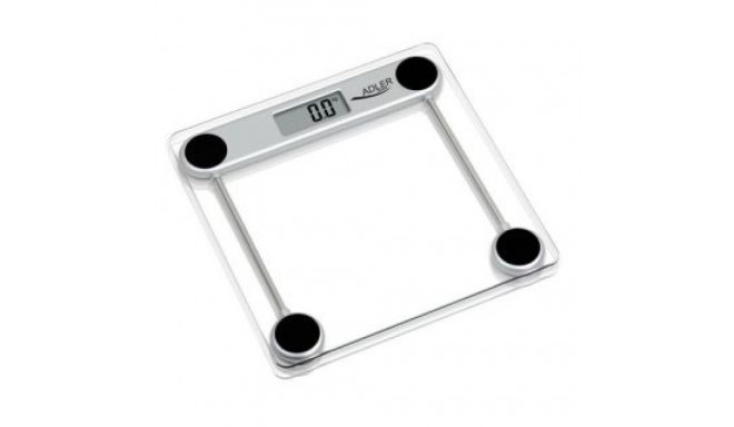 Adler Scales Maximum weight (capacity) 150 kg, Accuracy 100 g, 1 user(s), Glass