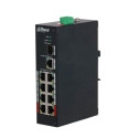 DAHUA Switch||PFS3110-8ET-96-V2|PoE ports 8|96 Watts|DH-PFS3110-8ET-96-V2