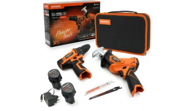 DAEWOO CORDLESS SET: DRILL + SAW/DGA 1220LI SET