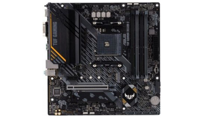 Asus TUF GAMING B550M-E Processor family AMD, Processor socket AM4, DDR4 DIMM, Memory slots 4, Suppo