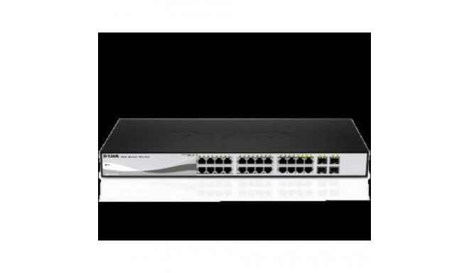 D-link DGS-1210-20, Gigabit Smart Switch with 16 10/100/1000Base-T ports and 4 Gigabit MiniGBIC (SFP