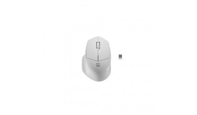 Natec Mouse Siskin 2 Wireless, White, USB Type-A
