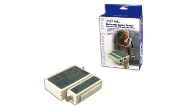 Logilink Cable tester for RJ45 and BNC with remote unit