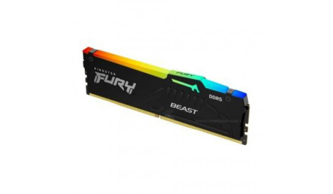 Kingston Fury Beast RGB 16 GB, DDR5, 5200 MHz, PC/server, Registered No, ECC No, 1x16 GB