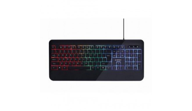 Gembird Multimedia Keyboard KB-UML-03 Wired, US, Black