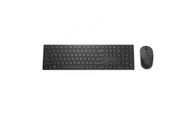 Dell Pro Keyboard and Mouse KM5221W Wireless, Batteries included, EE, Black