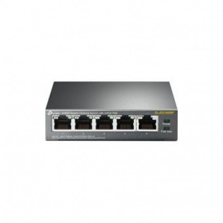 TP-Link Switch TL-SG1005P Unmanaged, Desktop, 1 Gbps (RJ-45) ports quantity 5, PoE ports quantity 4,