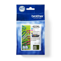 Brother LC-422XLVAL tindikassett 4 tk Originaal Must, Tsüaan, Magenta, Kollane