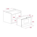 Teka ML 8220 BIS integreeritav kombineeritud mikrolaineahi 22 L 2500 W must Teka ML 8220 BIS integreeritav kombineeritud mikrolaineahi 22 L 2500 W must