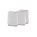 NETGEAR Orbi RBK763S kolmeribaline (2.4 GHz / 5 GHz / 5 GHz) Wi-Fi 6 (802.11ax) valge 7 sisemist ant